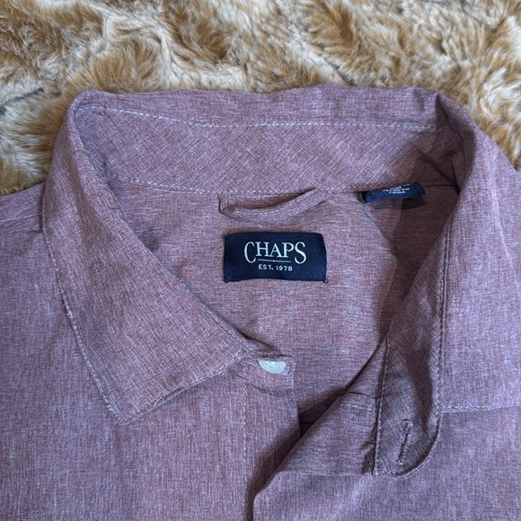 Chaps Men's Brown Shirt SIZE XL - Picture 5 of 10